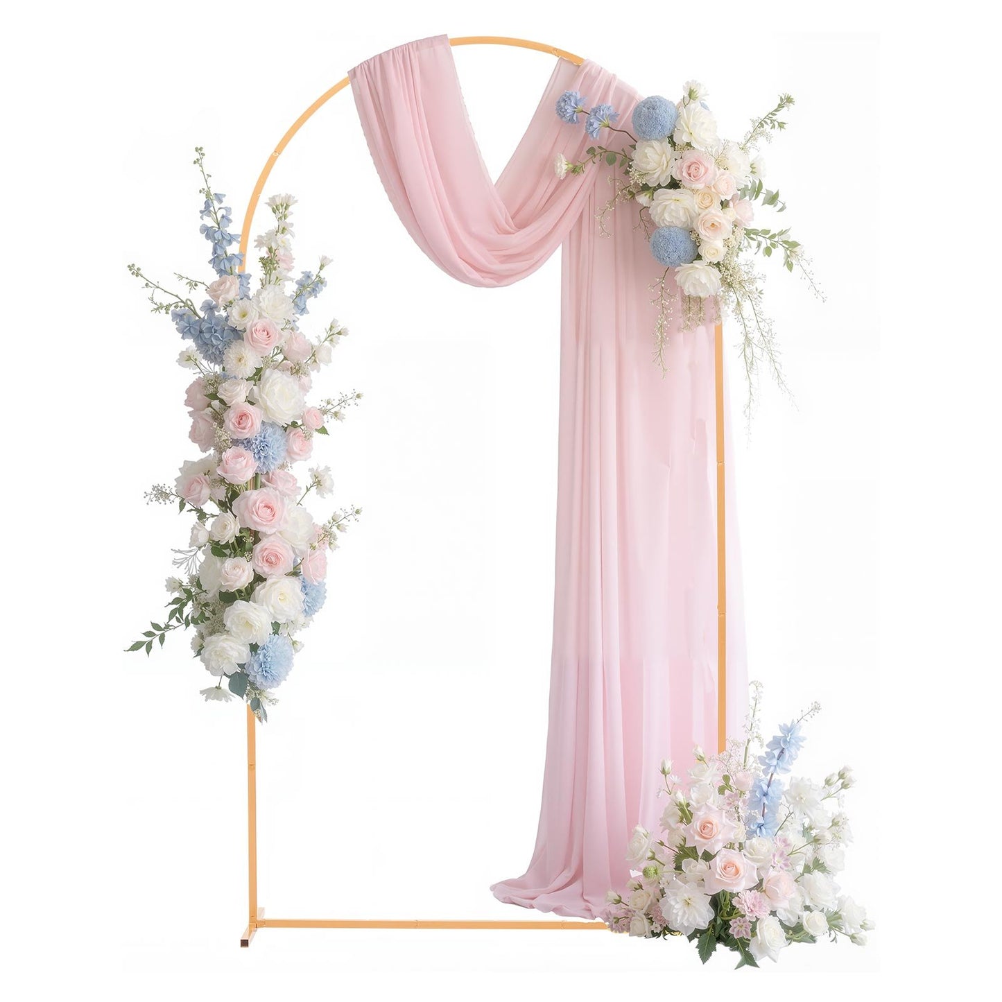 VEVOR Arch Backdrop Stand, 7.2 x 4 ft, Stable Structure, Easy Assembly, 1 Set Gold Metal,-$20