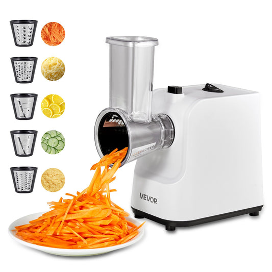 VEVOR Electric Cheese Grater Salad Maker, 200W Salad Shooter, Electric Vegetable Slicer Shredder,-$45