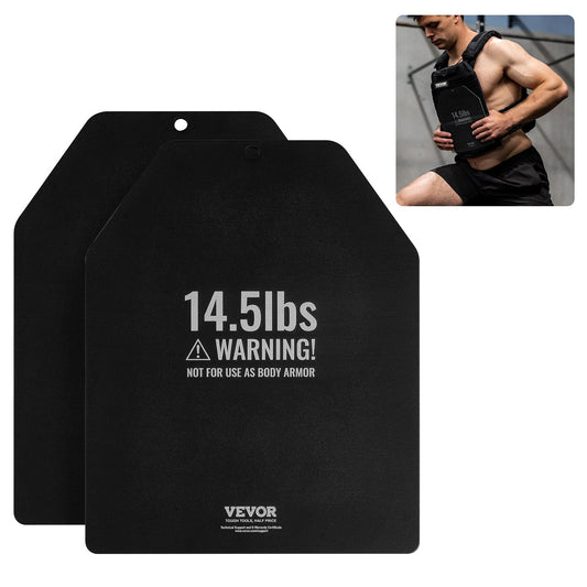 VEVOR Weight Vest Plates, 14.5 LB Pairs, Premium Steel Weighted plates,-$45