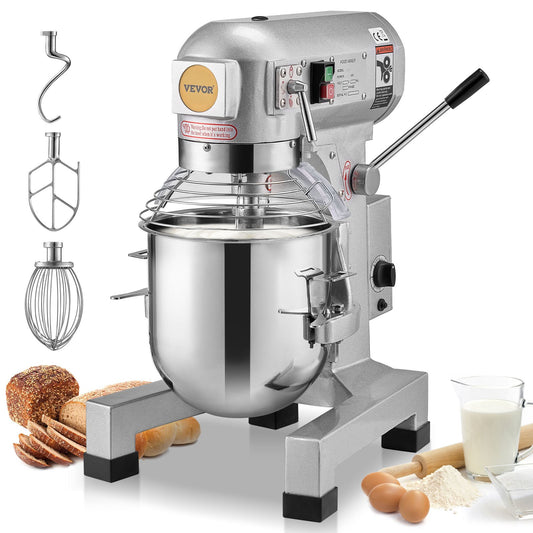 VEVOR Commercial Food Mixer, 14L Commercial Stand Mixer with 3 Adjustable Speeds, 550W,-$550