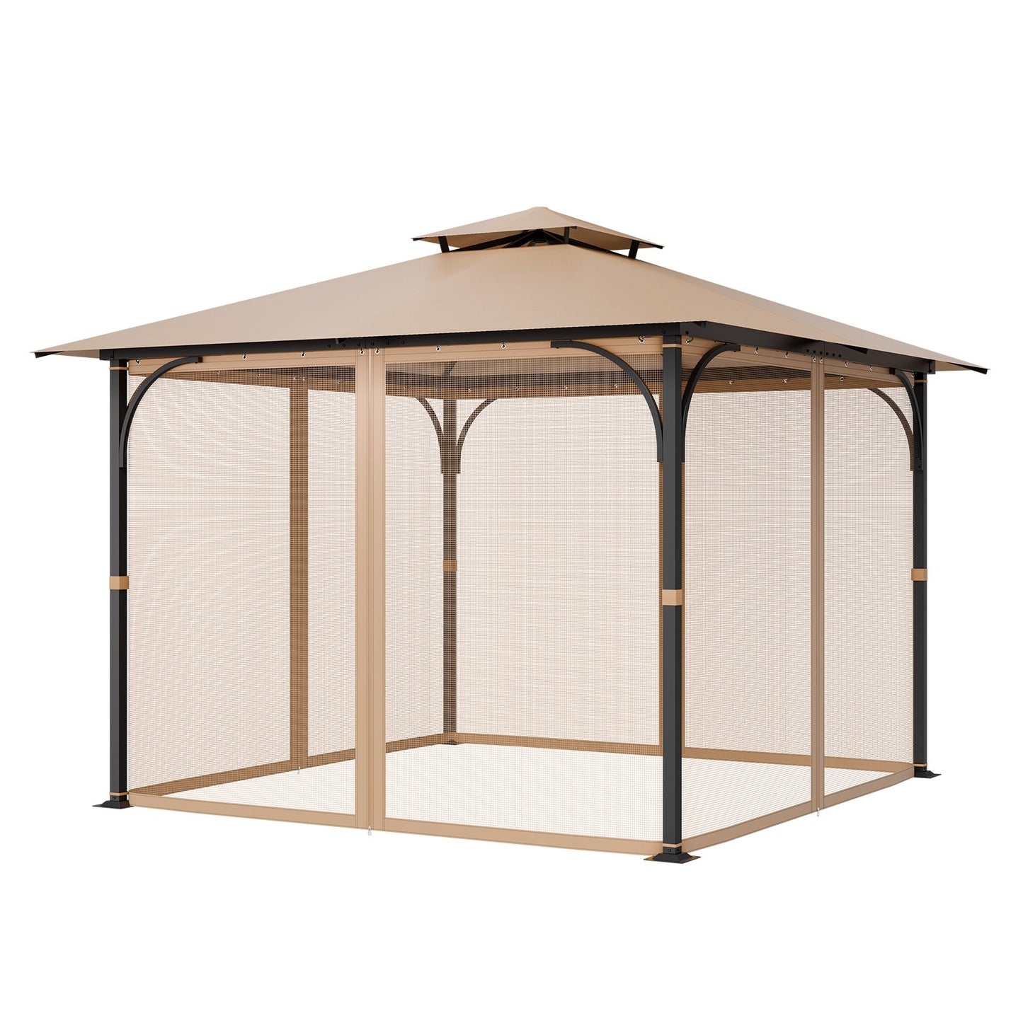 VEVOR Gazebo Netting Replacement, Fit Most 10 x 10 x 7 FT Gazebo Curtain,(Netting Only),-$40