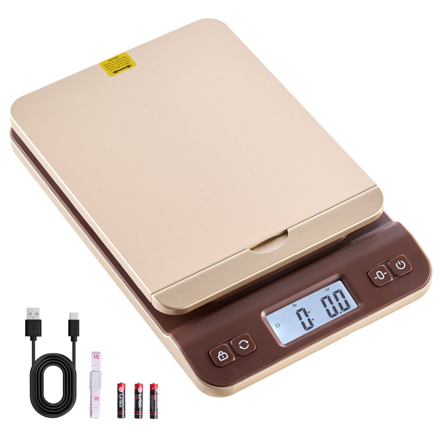 VEVOR Digital Shipping Postal Scale, 0.1 oz High Accuracy, 88 lbs Postal Scale,-$20