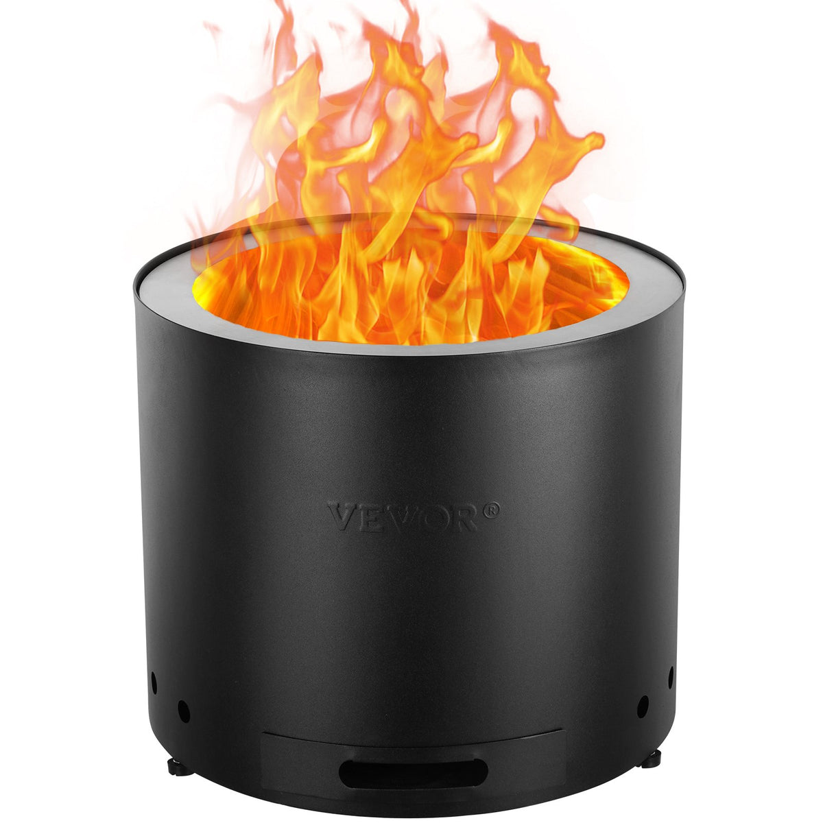 VEVOR Smokeless Fire Pit Stove Bonfire,Wood Burning Fireplaces W/Removable Ash Pan,SUS430 Stainless Steel inner Portable Outdoor Firepit,for Outdoor Patio Camping