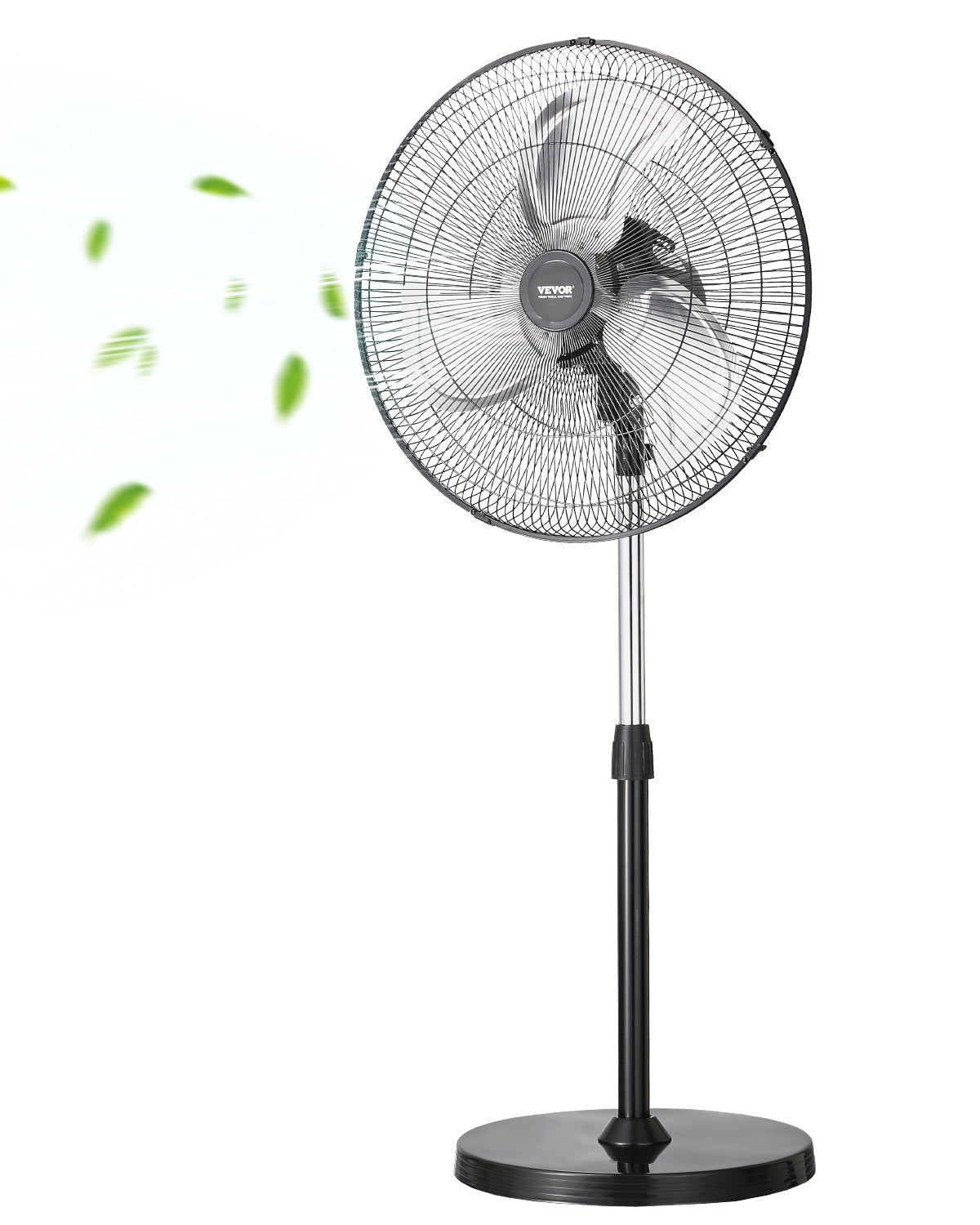 VEVOR Industrial Pedestal Fan, 20 Inch 90-Degree Oscillating Fan, Height Adj Standing Fans,-$70