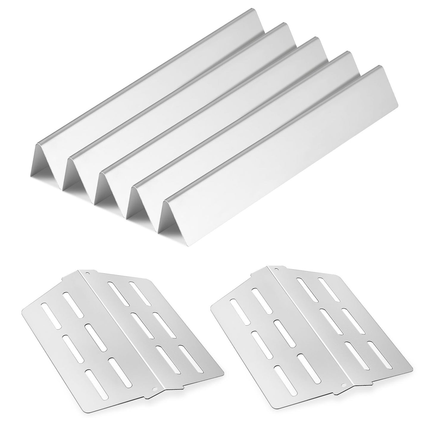 VEVOR Flavorizer Bars and Heat Deflectors, 17 inch Grill Replacement Part, for Weber Genesis 300,-$25