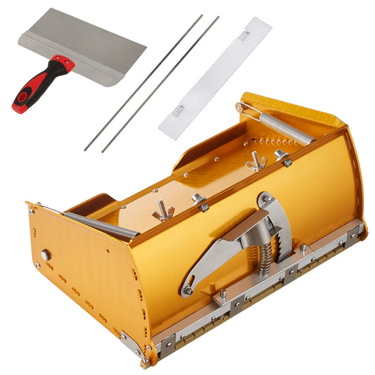 VEVOR Drywall Flat Box, 10-Inch Wide Quick Clean, Aluminum Finishing Mud Box for Plasterboard,-$60