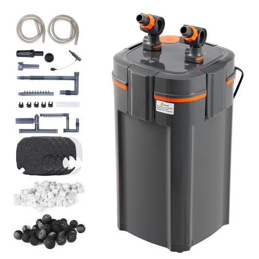 VEVOR Aquarium Filter 528GPH, 5-Stage Canister Filter 200 Gallon, Ultra-Quiet Internal Aquarium Filter,-$90