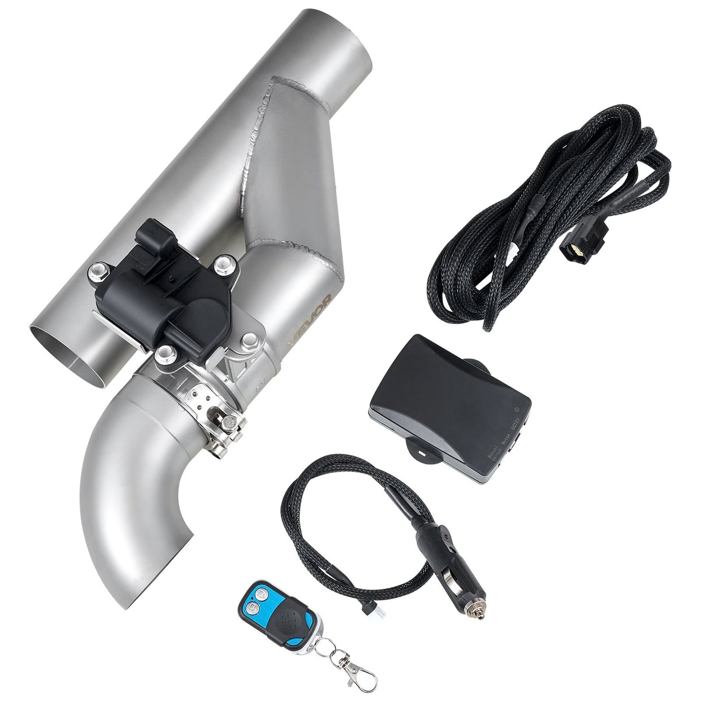 VEVOR Electric Exhaust Cutout, 2.5 Inch Universal Stainless Steel Exhaust Valve Kit W/ One Controller Kit, -$80