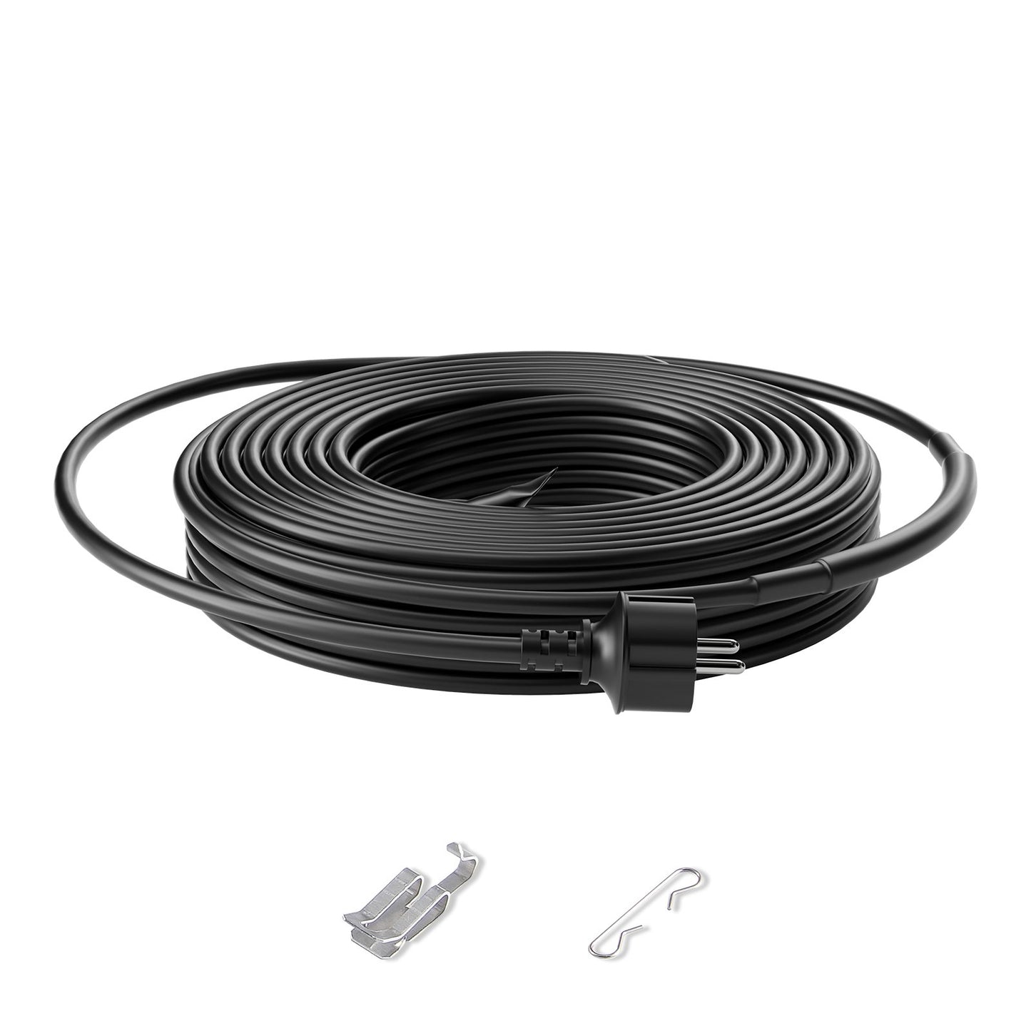 VEVOR Self-Regulating Pipe Heating Cable, 30FT 5W/FT Heat Tape for Pipes, Roof Snow Melting,-$30
