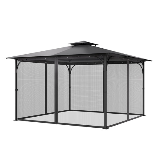 VEVOR Gazebo Netting Replacement, Fit Most 12 x 12 x 7.5 FT Gazebo Curtain,(Netting Only),-$30