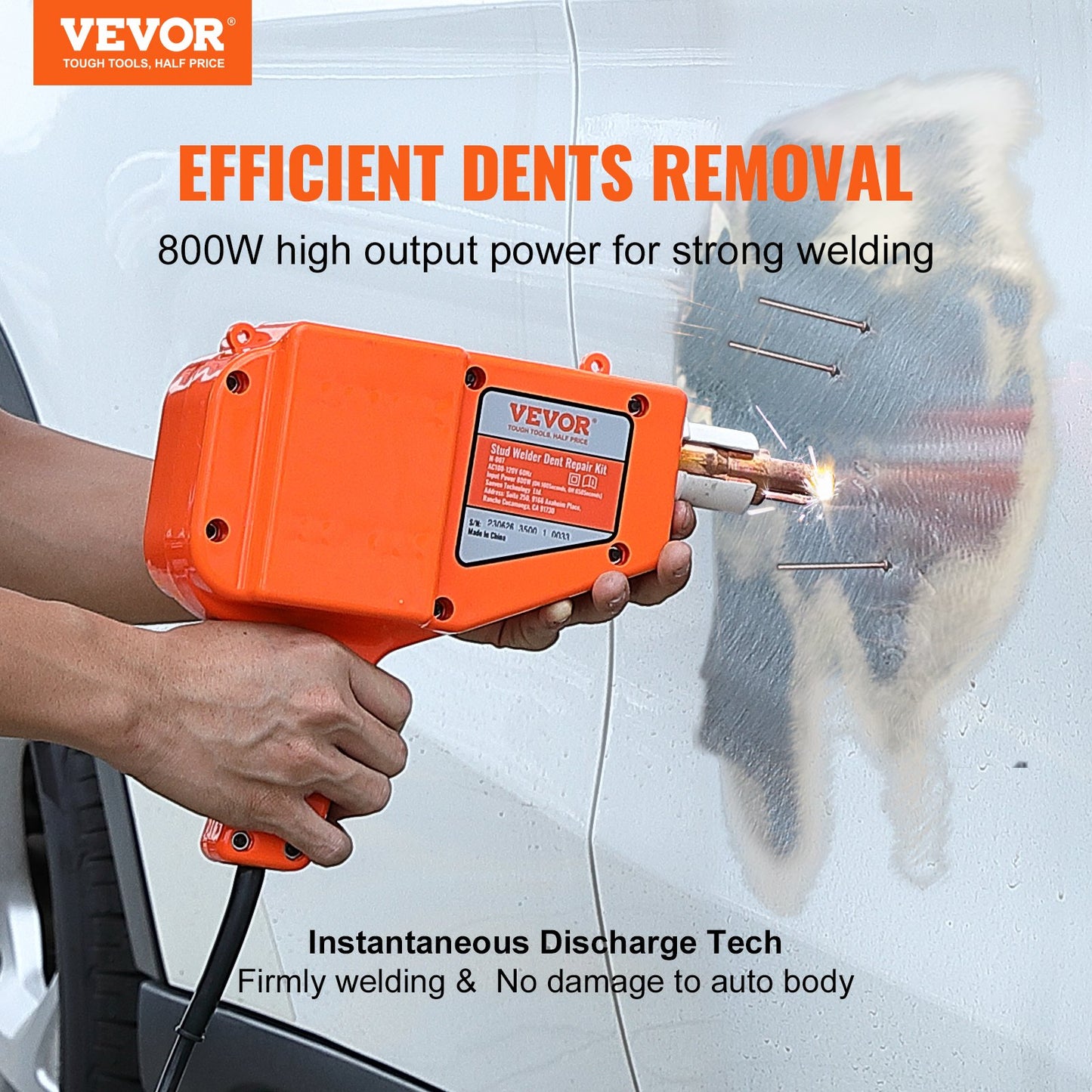 VEVOR Stud Welder Dent Repair Kit, 800W Spot Welder Stud with 5 Welding Mode, -$165