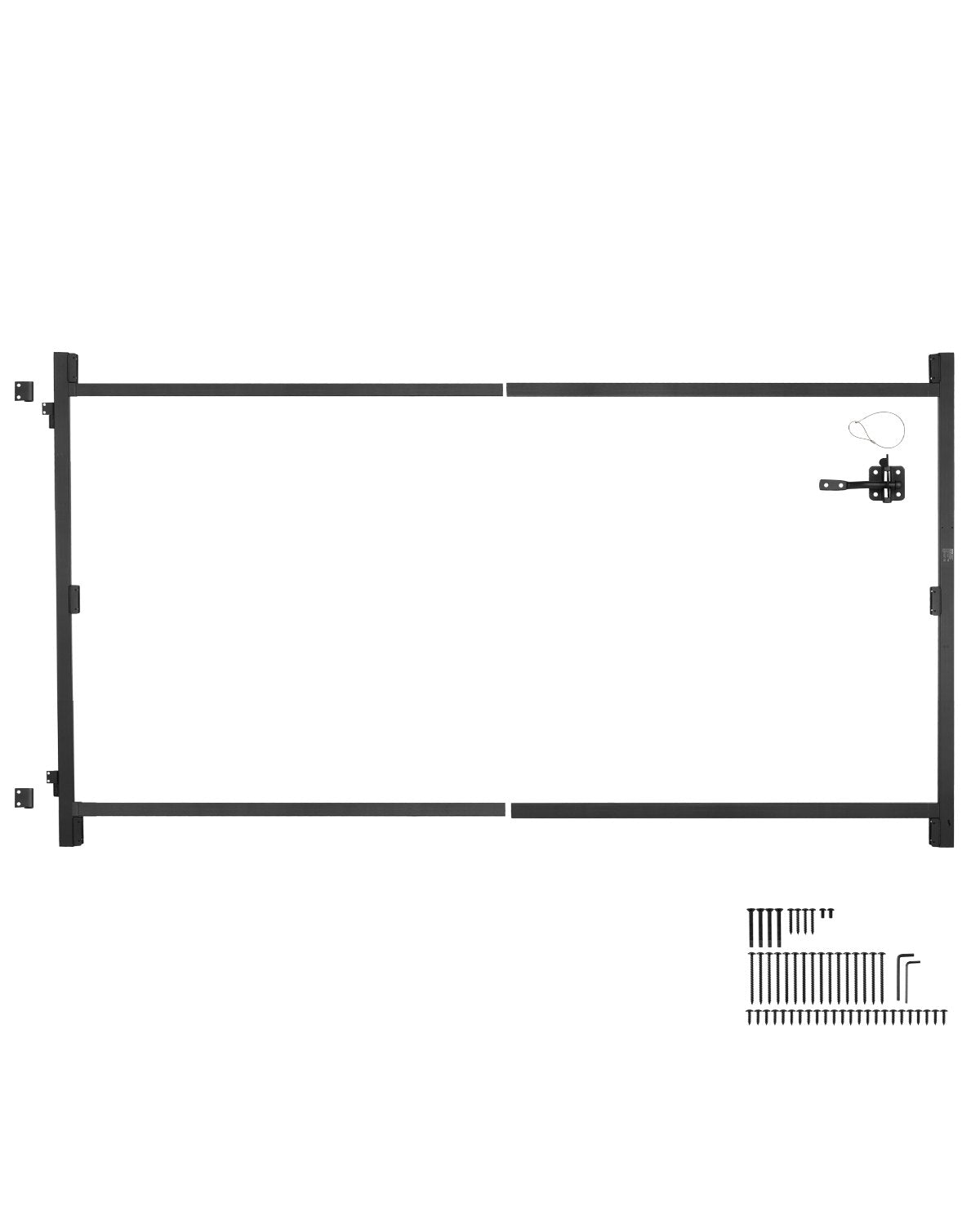 VEVOR Gate Building Kit, Fits 60 to 96 in Wide Openings, Up from 4 to 5 ft High Fence, -$75