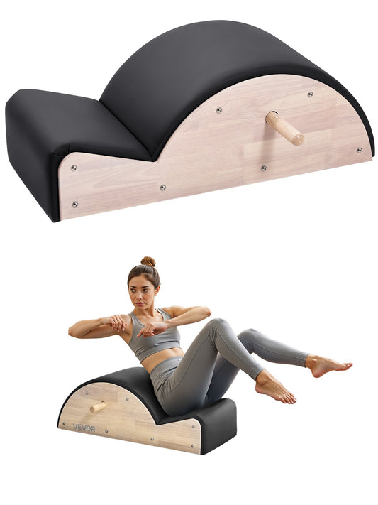 VEVOR Pilates Spine Corrector, Home Gym Yoga Pilates Accessory, Rubber Wood Fitness Training Tool,-$130