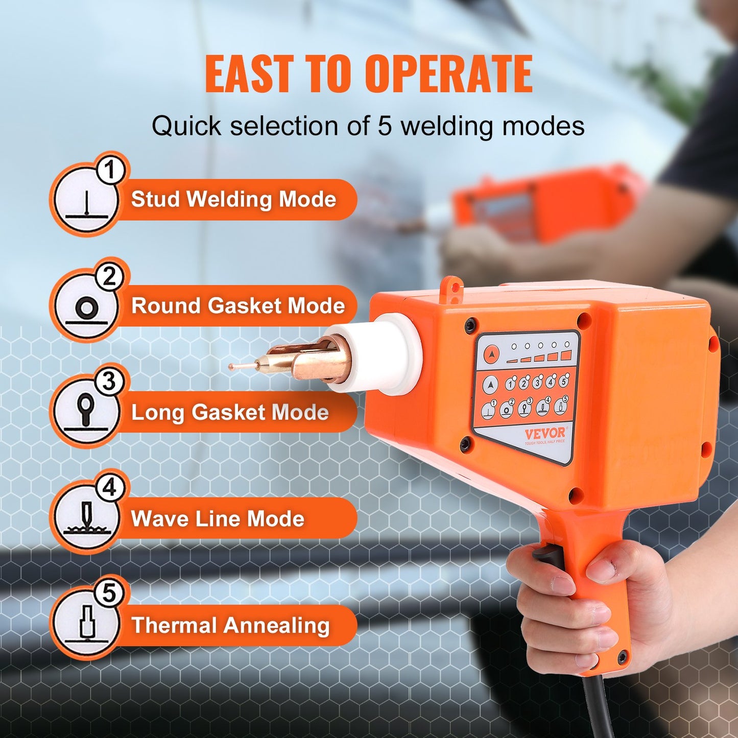 VEVOR Stud Welder Dent Repair Kit, 800W Spot Welder Stud with 5 Welding Mode, -$165