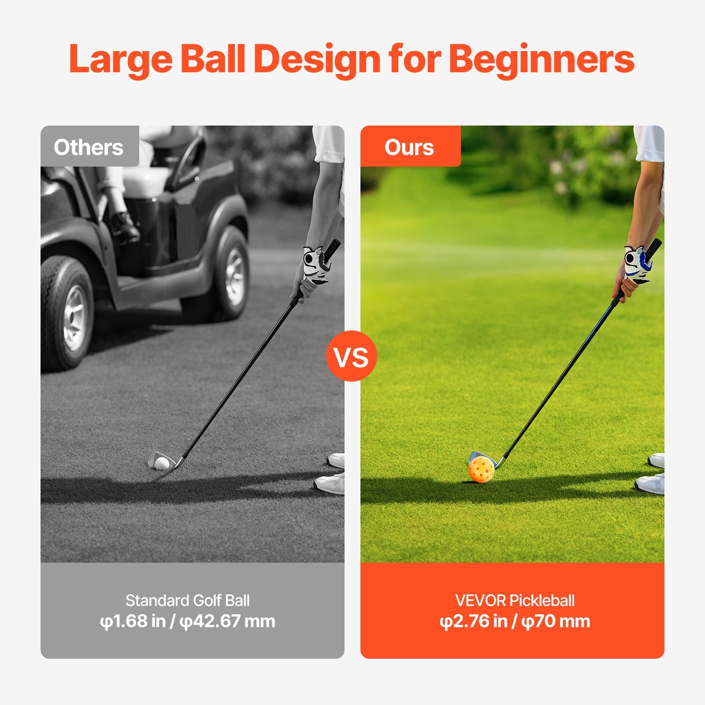 VEVOR Backyard Golf Game, 6 Hole Golf Course, Golf Game Practice Games, Golf Chipping Game,-$50