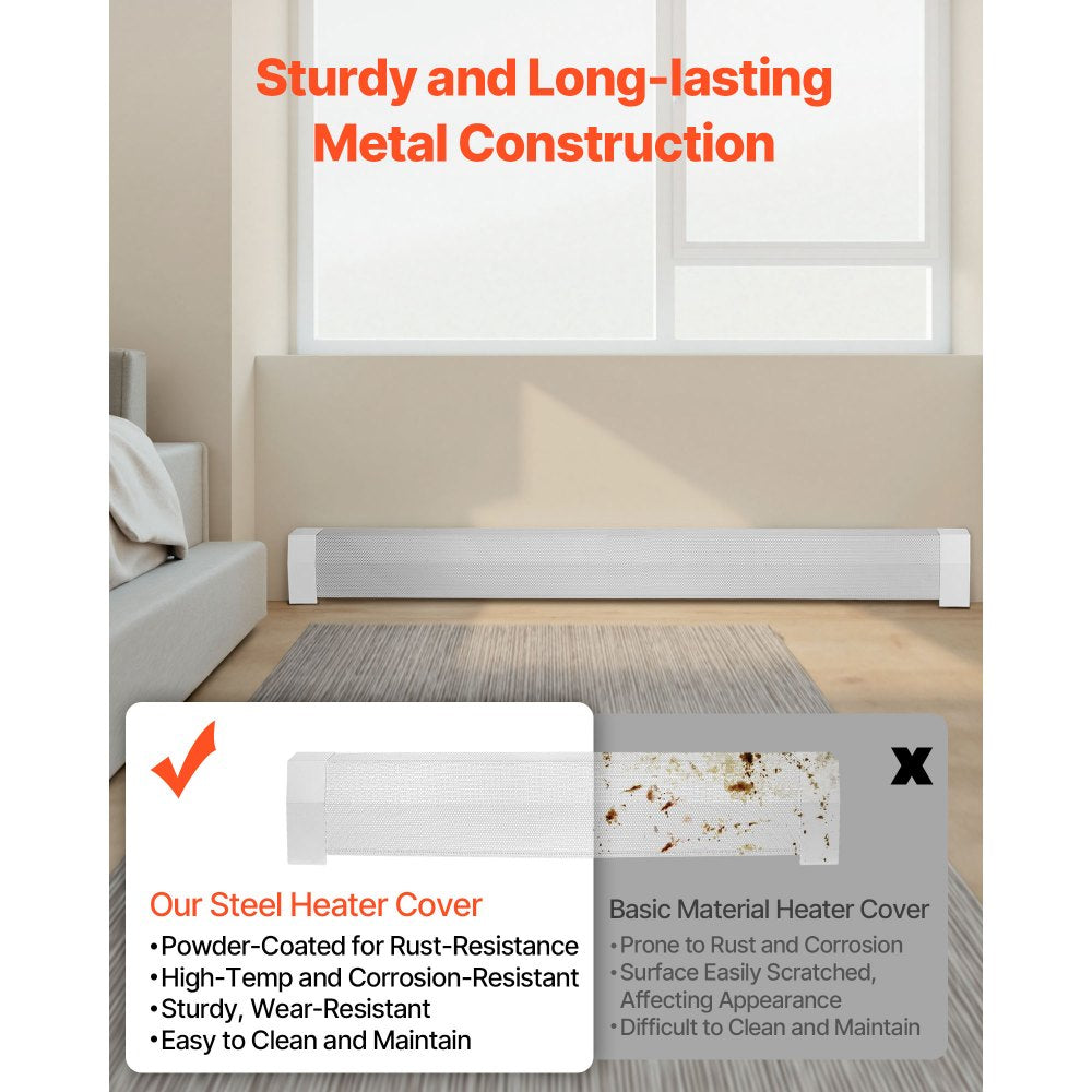 VEVOR Baseboard Heater Covers, Premium Series 6 ft Standard Electric Heating Unit Front Cover,-$65