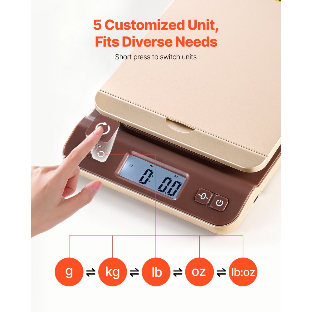 VEVOR Digital Shipping Postal Scale, 0.1 oz High Accuracy, 88 lbs Postal Scale,-$20