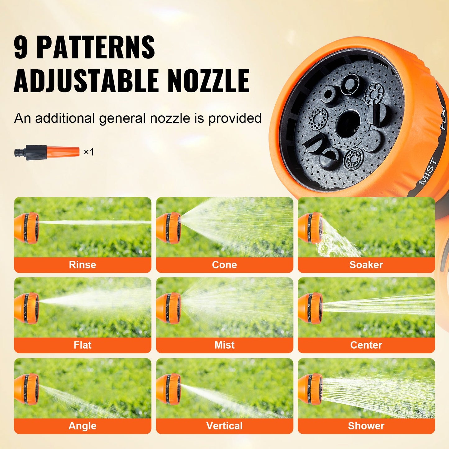 VEVOR Retractable Hose Reel, 115 ft x 1/2 inch, 180° Swivel Bracket Wall-Mounted, Garden Water Hose Reel,-$100