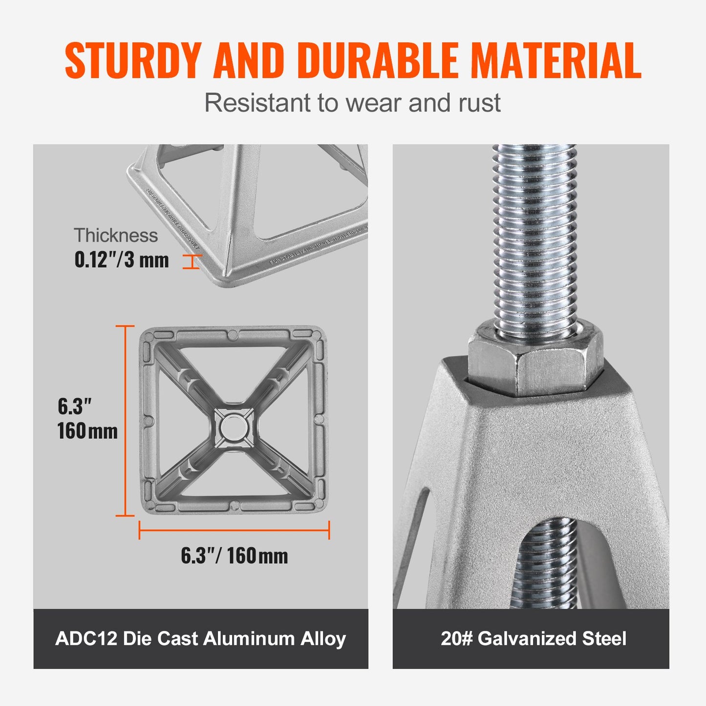 VEVOR RV Stabilizer Jacks, 4 Pack Aluminum RV Leveling Jacks for RV Travel Trailer Camper, -$30