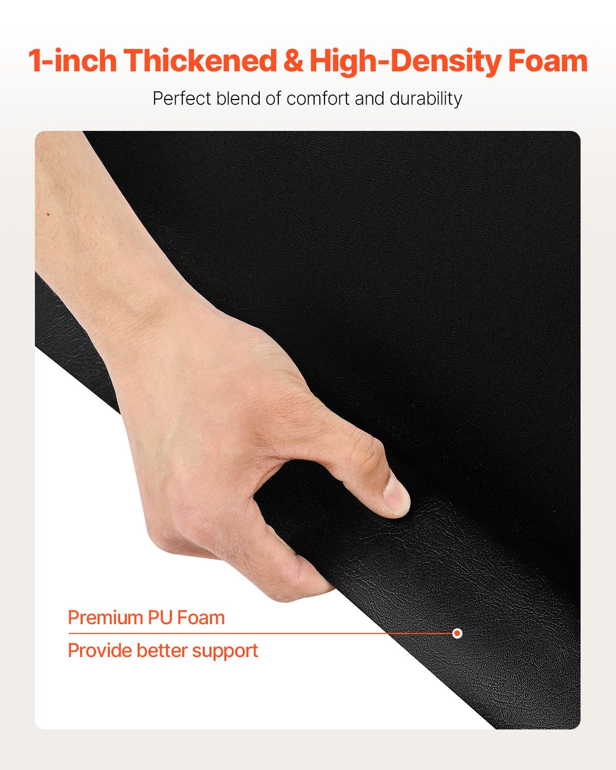VEVOR Salon Mat for Hair Stylist, 4 x 5 FT Hexagon Salon Chair Mat Anti Fatigue, 1-inch Thickened,-$85