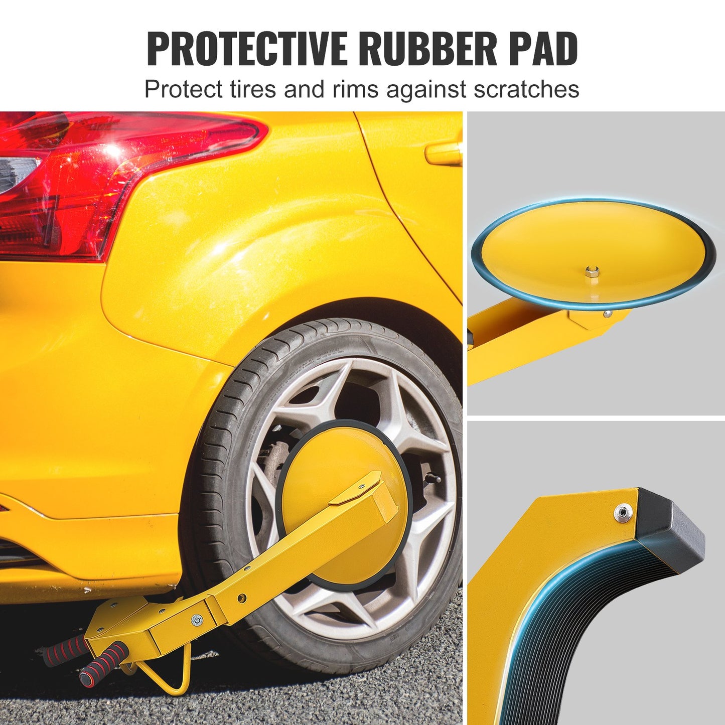VEVOR Wheel Lock Clamp, 2-Pack Trailer Wheel Lock, Heavy-Duty Anti Theft Tire Lock,-$60