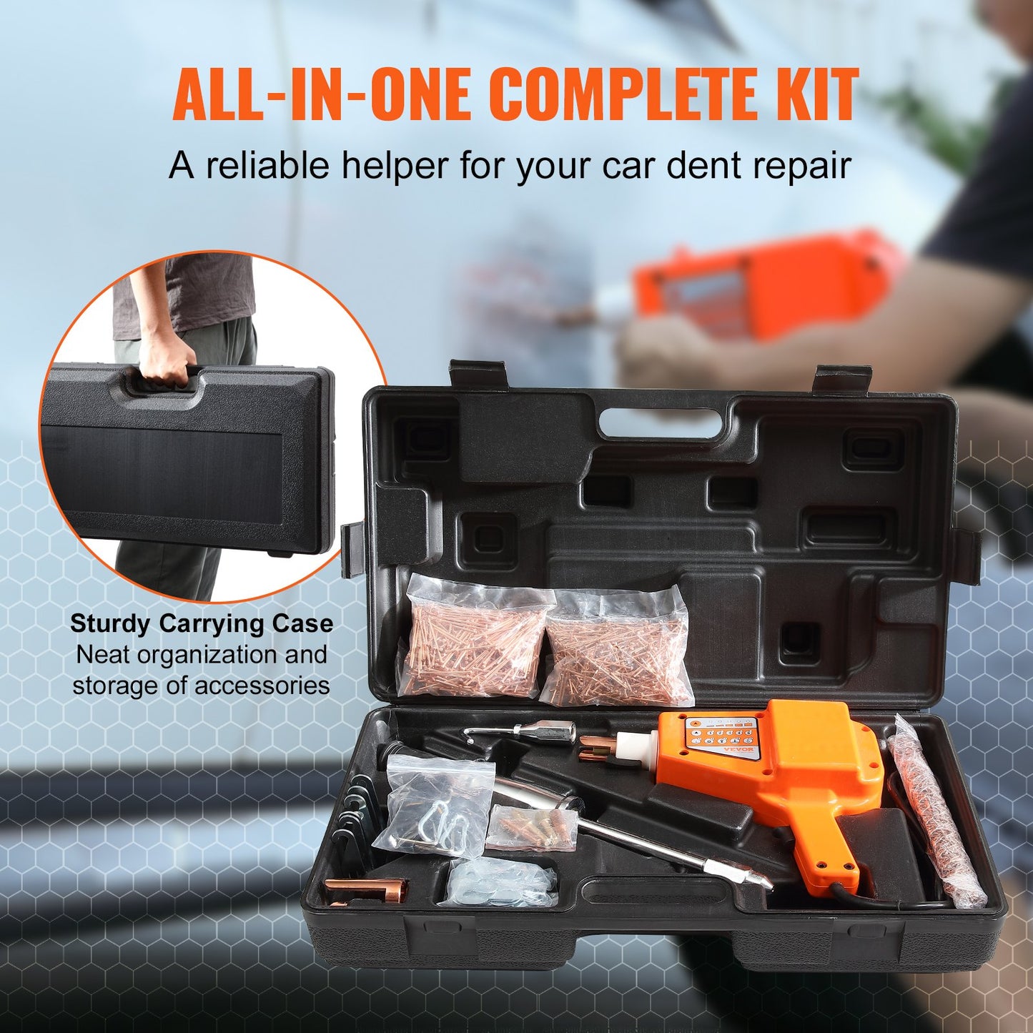 VEVOR Stud Welder Dent Repair Kit, 800W Spot Welder Stud with 5 Welding Mode, -$165