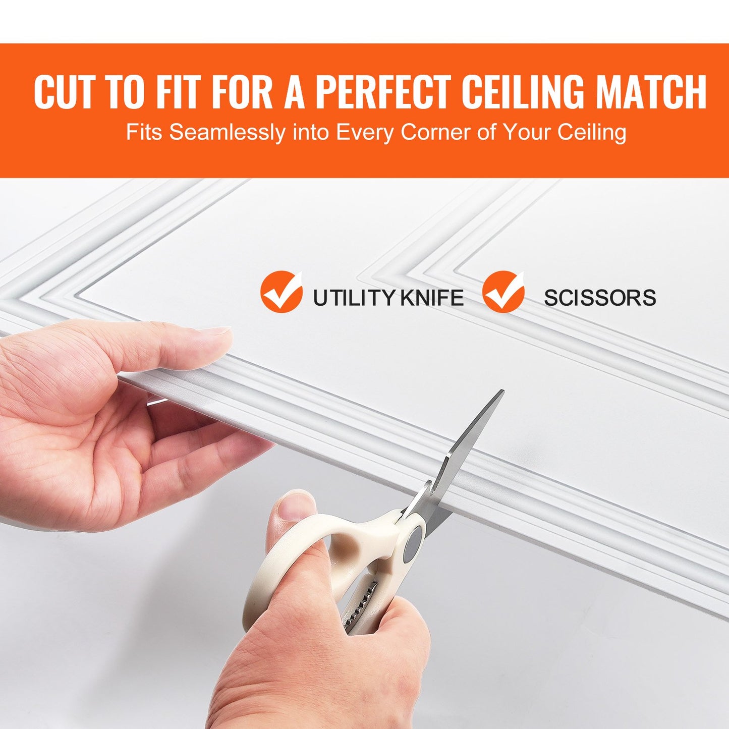 VEVOR Ceiling Tiles, 12-Pack 24 x 24 in, Drop Ceiling Tiles Premium PVC Sheet, Easy Installation,-$45