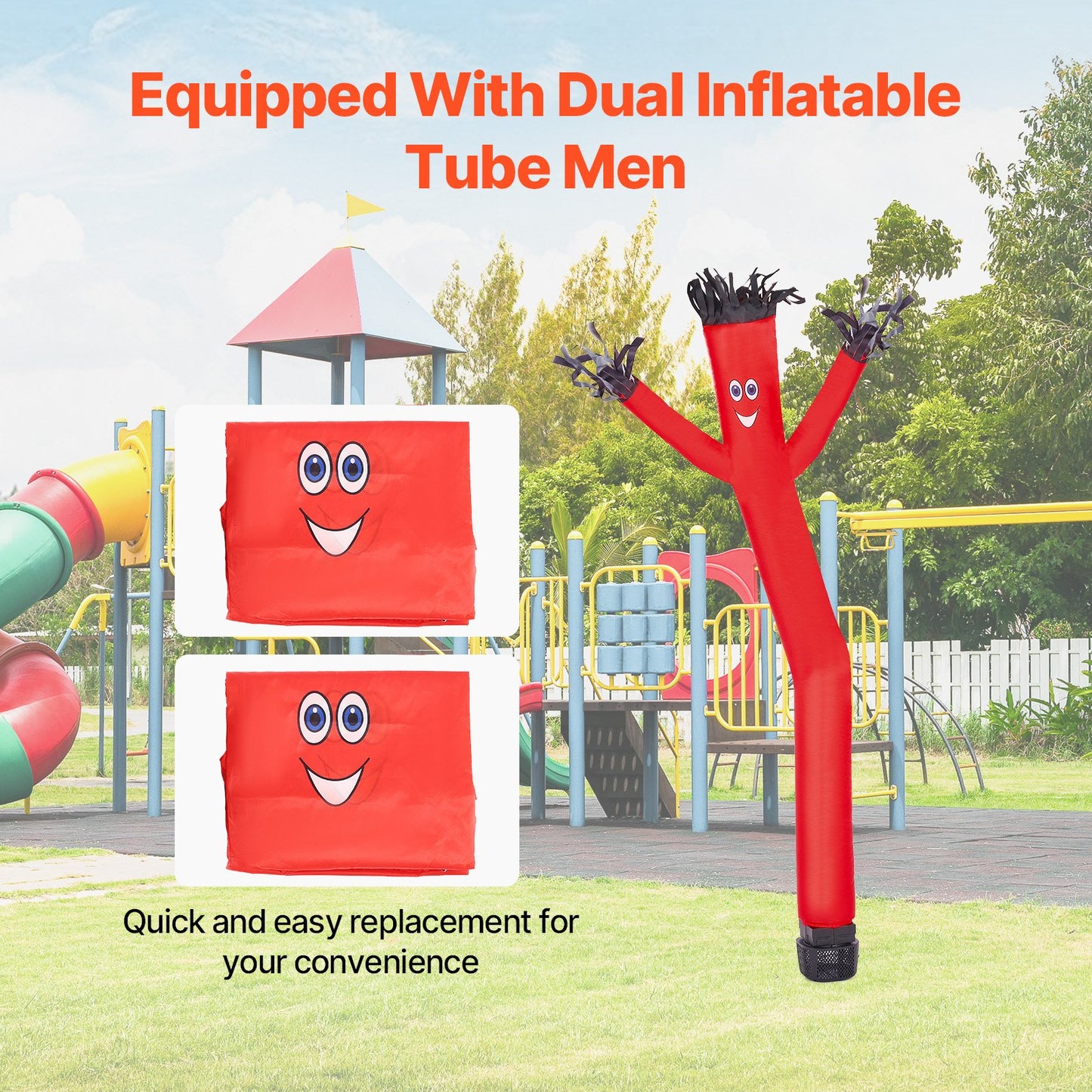 VEVOR Inflatable Tube Man Set, 6 ft Tall, Wacky Waving Inflatable Dancing Tube Guy,-$45