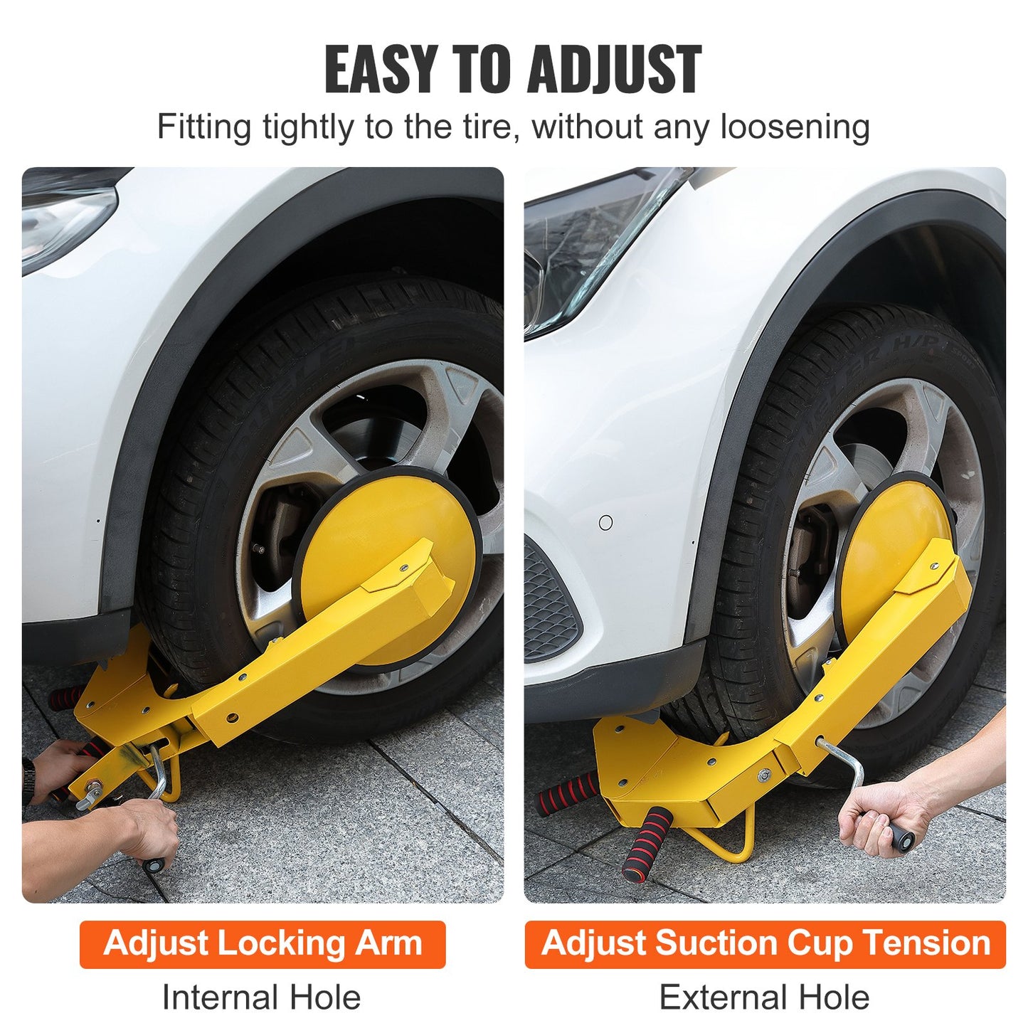 VEVOR Wheel Lock Clamp, 2-Pack Trailer Wheel Lock, Heavy-Duty Anti Theft Tire Lock,-$60