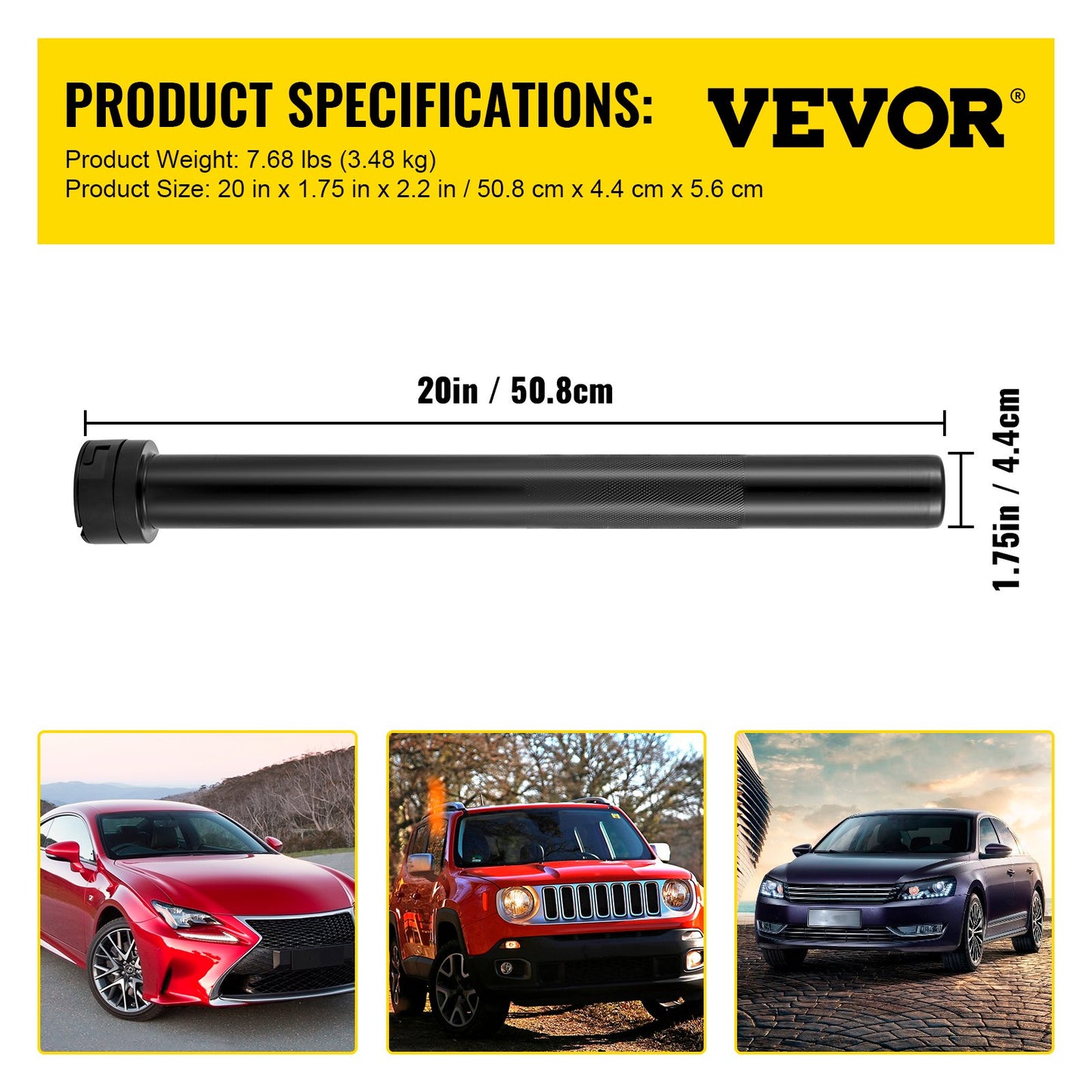 VEVOR Inner Tie Rod Installation Kit, Includes 13 Crowfoot Adapters, Durable 1/2 Inch Drive Tube,-$45