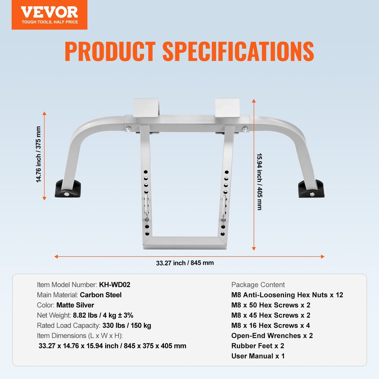 VEVOR Ladder Stabilizer, Heavy Duty Steel Ladder Roof Hook, Ladder Stabilizer with Wing Span,-$45