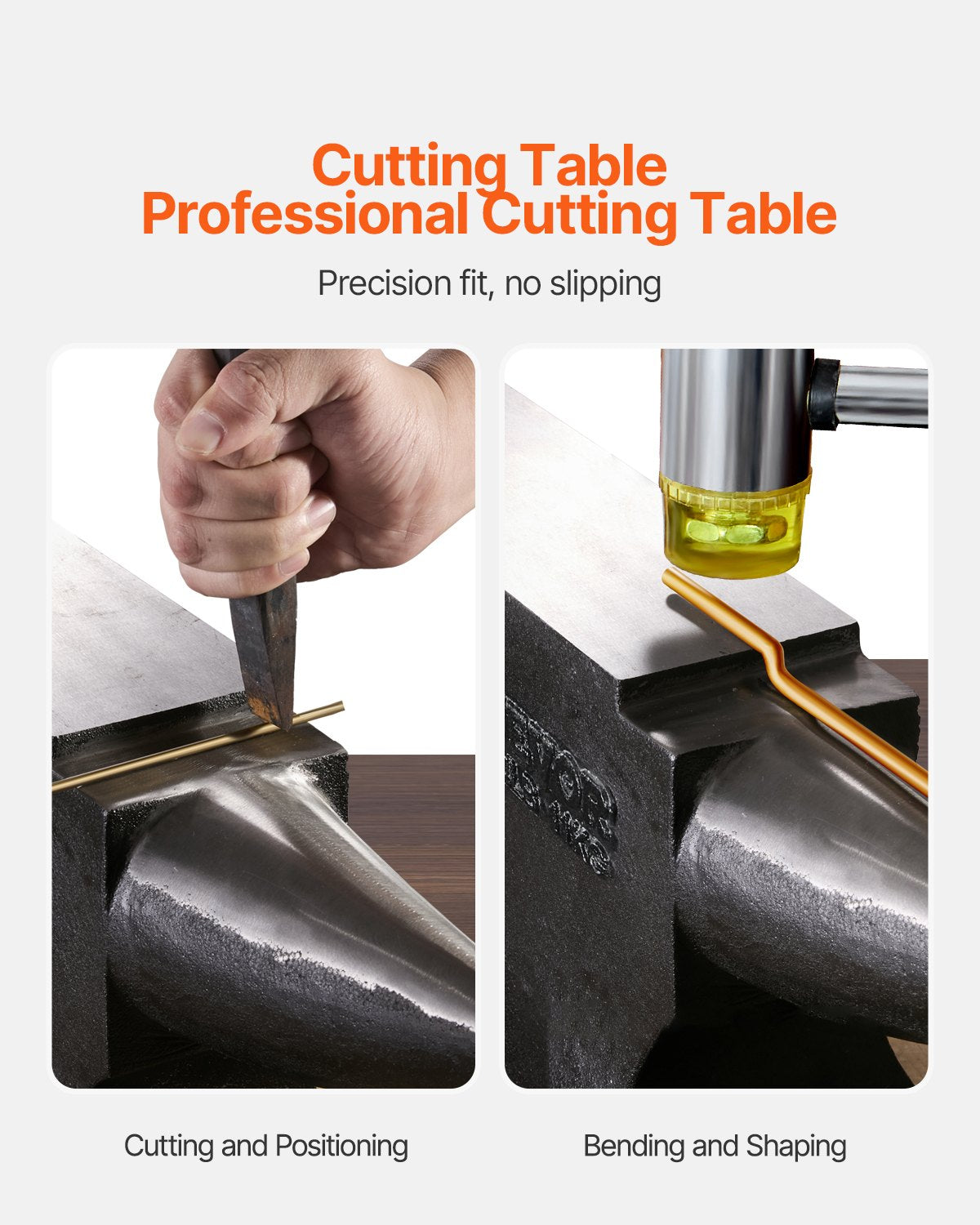 VEVOR Single Horn Anvil, 25lbs Cast Steel Anvil, High Hardness Rugged Round Horn Anvil with Stable Base,-$50