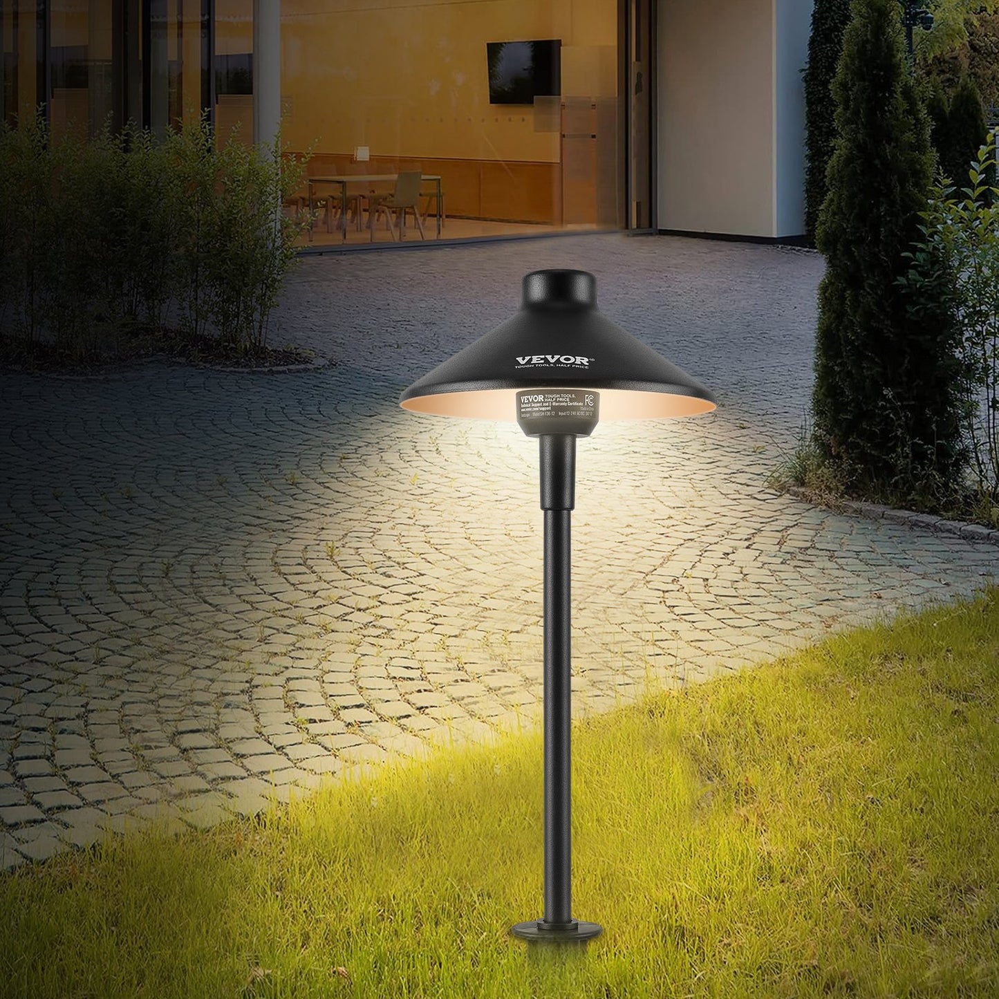 VEVOR 12 Pack Low Voltage Landscape Path Lights, 3W 210LM 12V-24VAC/DC Outdoor LED,-$120