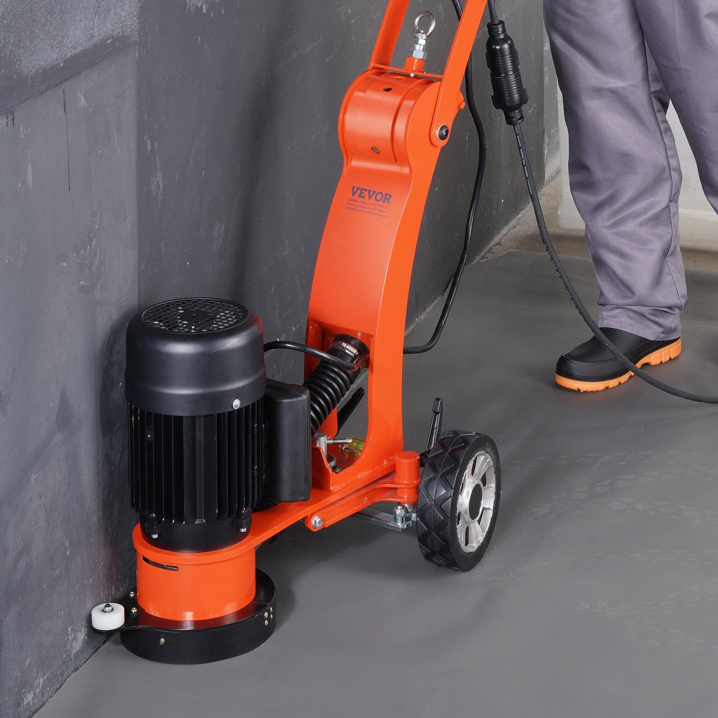 VEVOR Electric Concrete Floor Grinder 7" Walk-Behind Grinder 1.7HP Concrete Floor Polisher,-$750