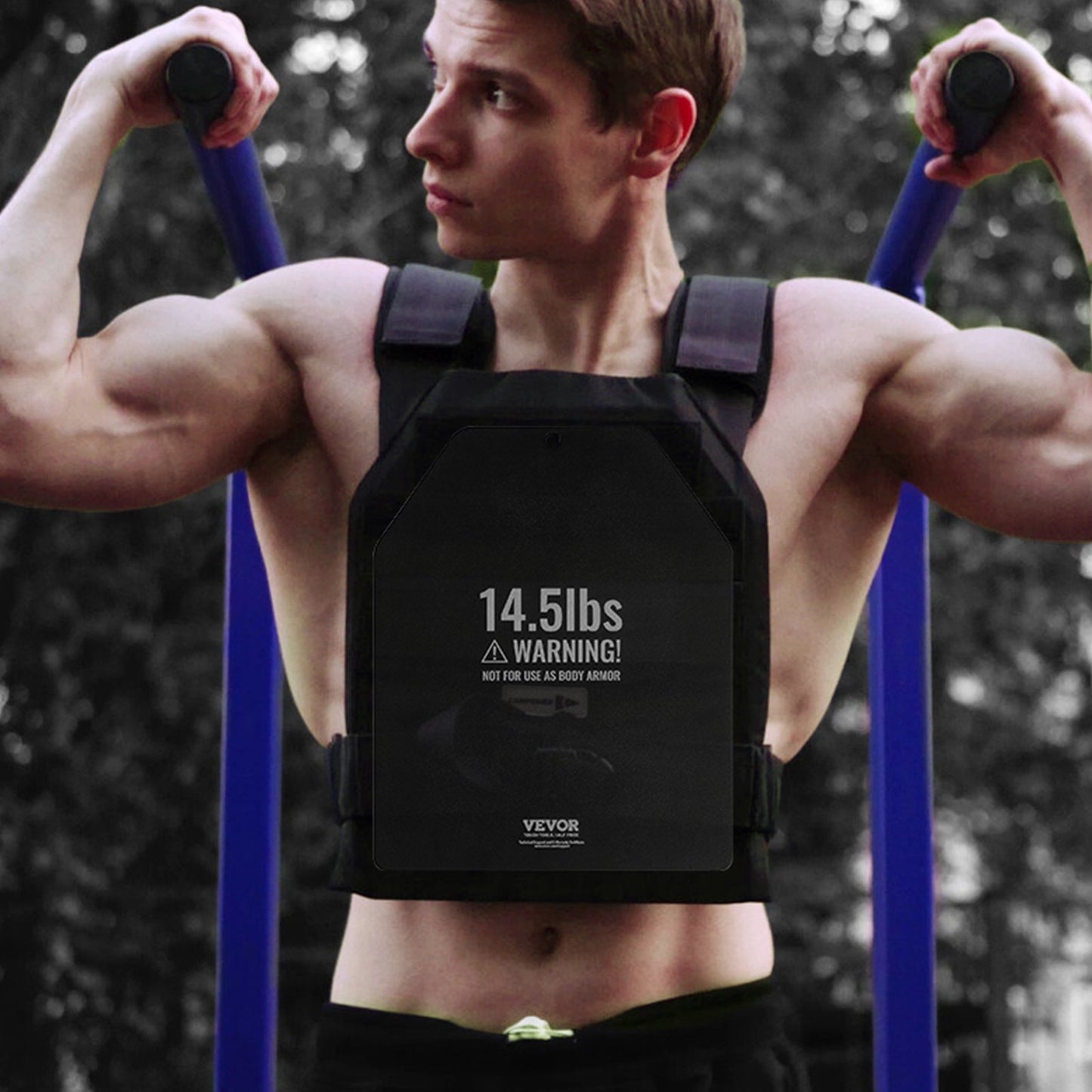 VEVOR Weight Vest Plates, 14.5 LB Pairs, Premium Steel Weighted plates,-$45