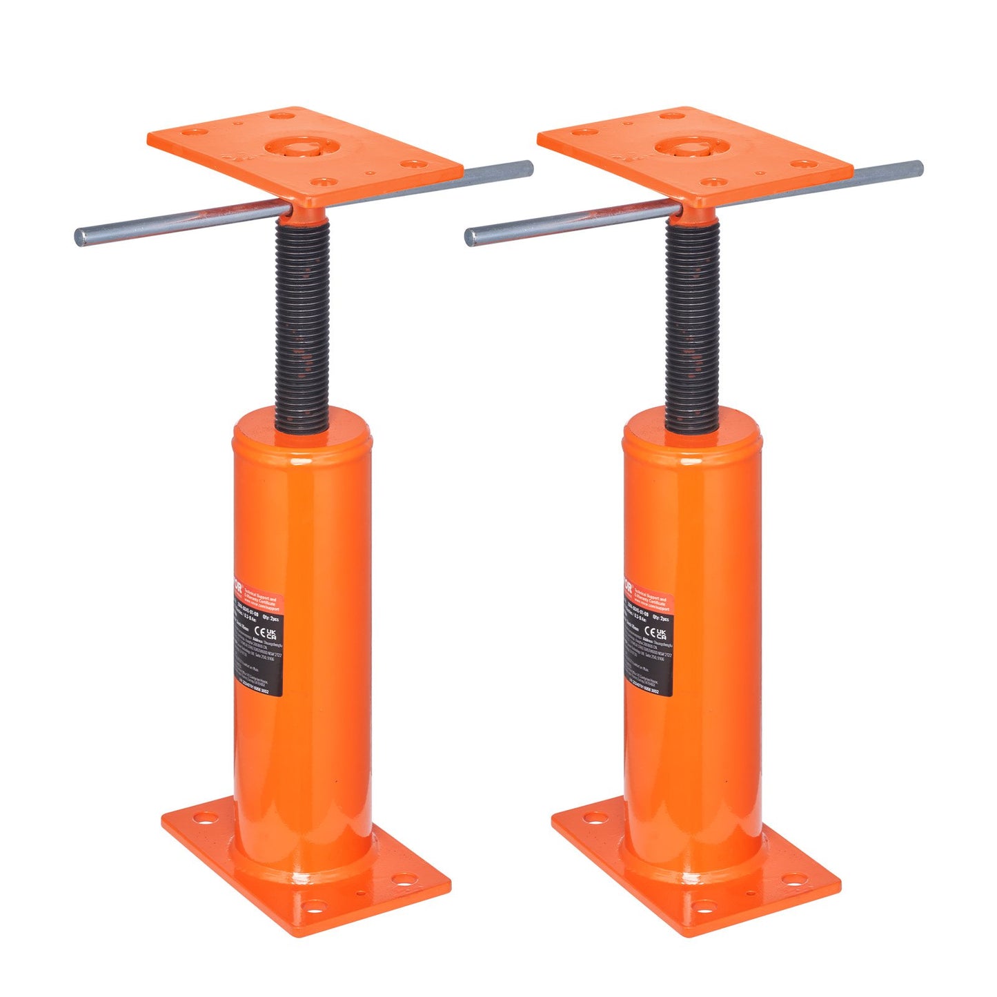 VEVOR House Floor Jacks, 2 Pack, 12"-16" Height Range, 9700 lbs Max Load Capacity Per Unit,-$45