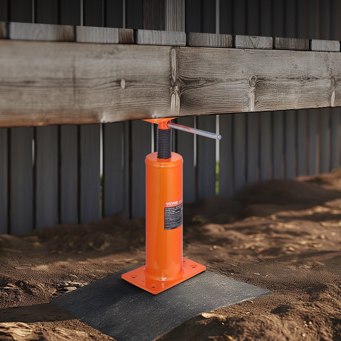 VEVOR House Floor Jack, 12"-16" Height Range, 9700 lbs Max Load Capacity, Adjustable Support ,-$25
