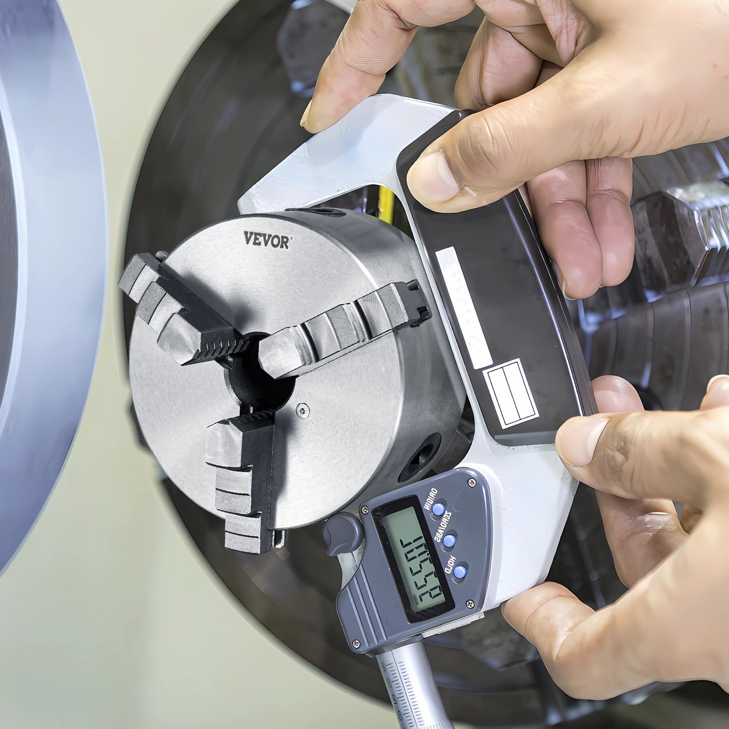 VEVOR 3-Jaw Lathe Chuck, 5'', Self-Centering Lathe Chuck, 0.1-5 in/2.5 -125 mm Clamping Range,-$50