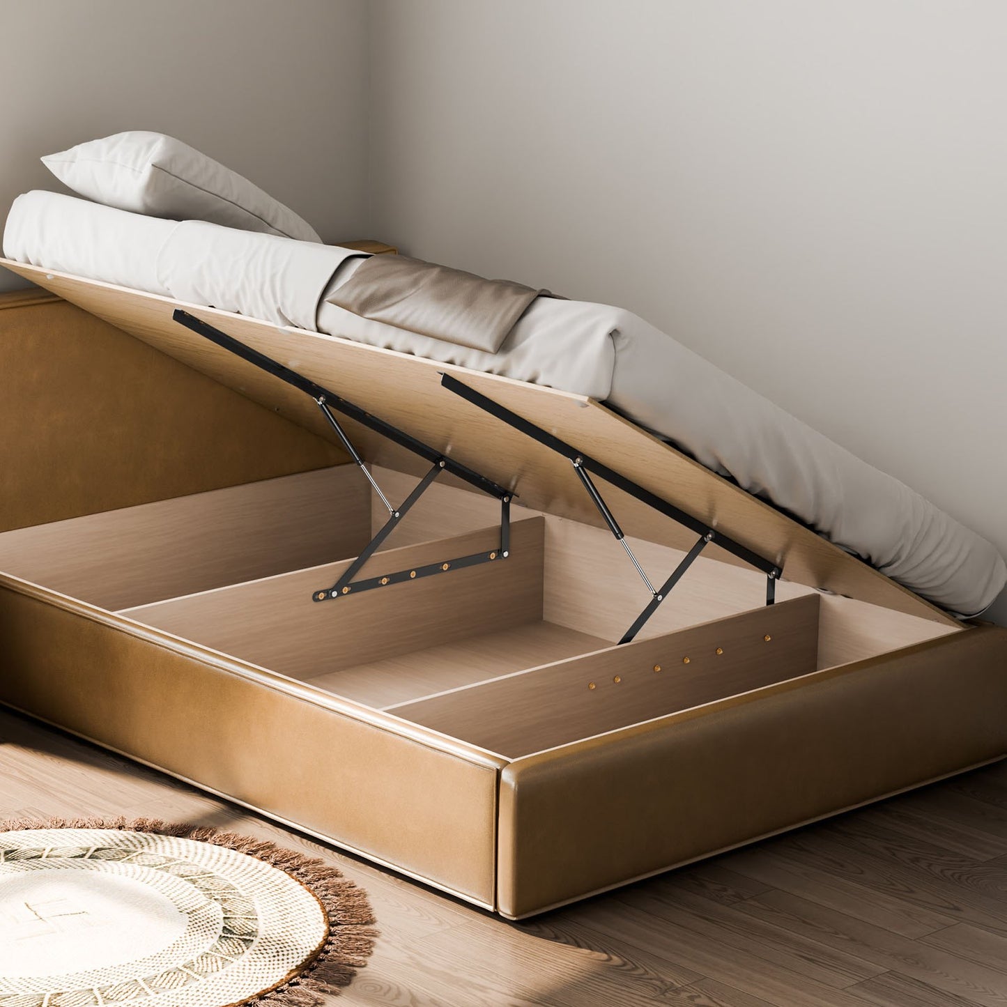 VEVOR Bed Lift, 59x79 in Compatible Bed Size 265 lbs Load Bearing, DIY Wall Bed Mechanical,-$35