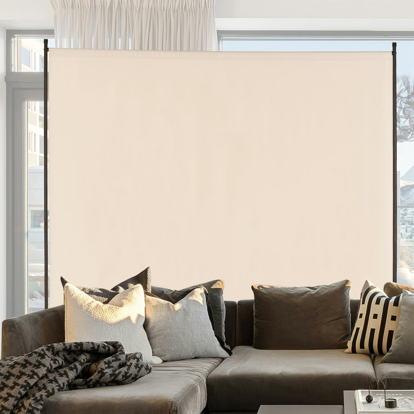 VEVOR Room Divider, Single Panel Room Divider, 6FT Privacy Screen Indoor, Partition Divider,-$30