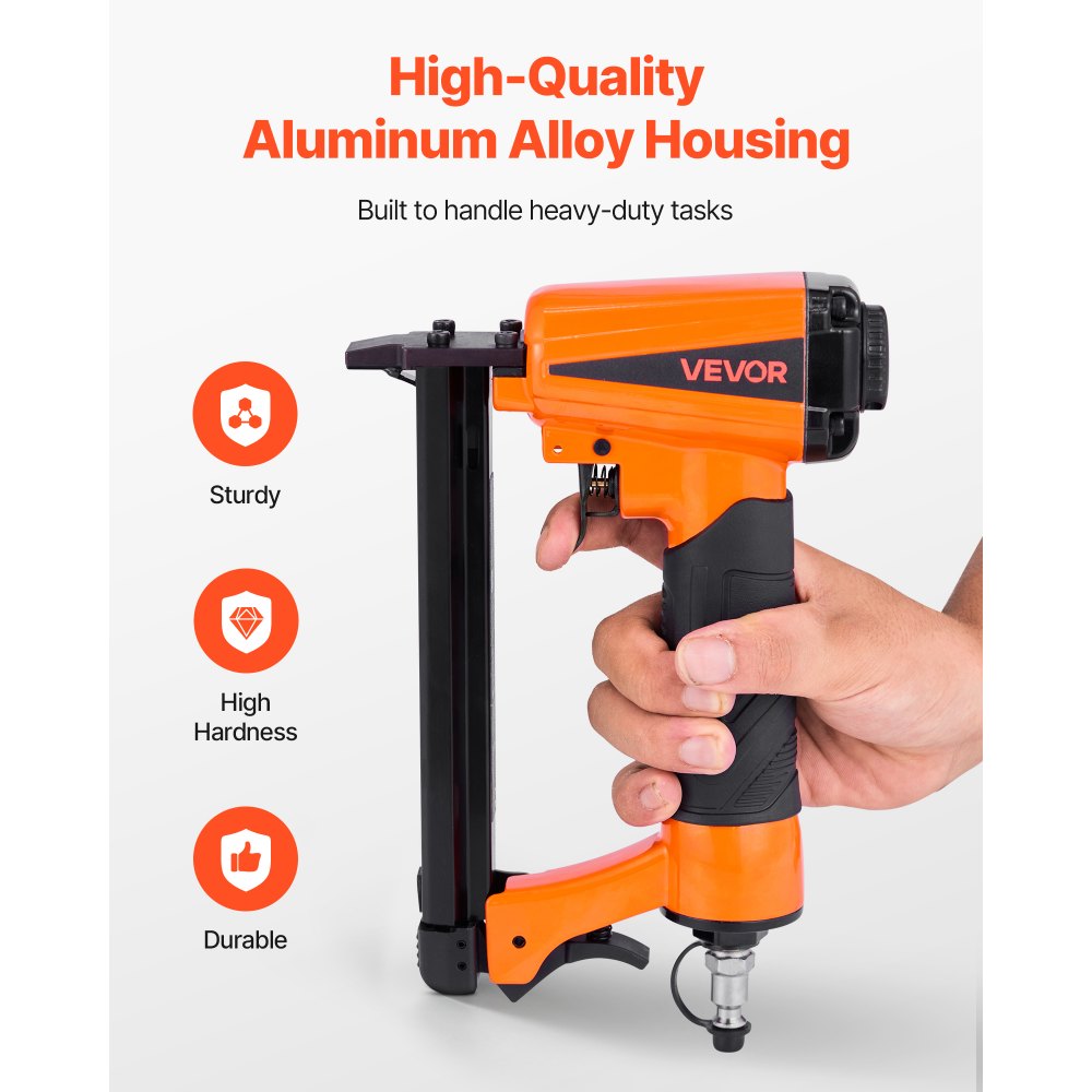 VEVOR Pneumatic Staple Gun, 21 Gauge Pneumatic Upholstery Stapler for 80 Series 1/2-inch,-$20