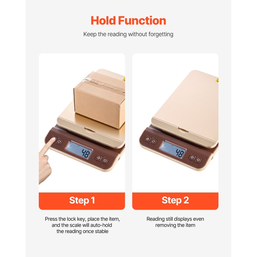 VEVOR Digital Shipping Postal Scale, 0.1 oz High Accuracy, 88 lbs Postal Scale,-$20