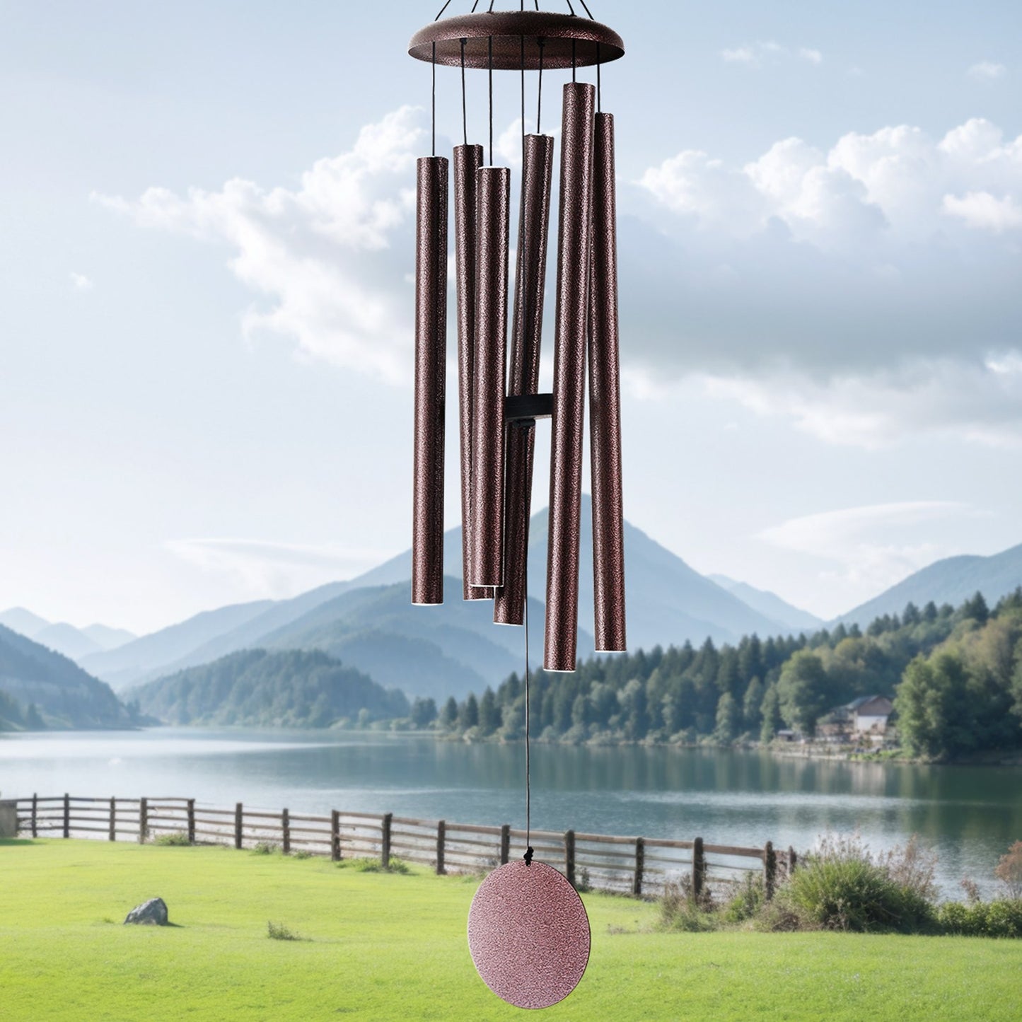 VEVOR Wind Chimes for Outside, 45 in, Deep Tone Wind Chimes with 6 Tubes,Memorial Wind Chimes,-$35