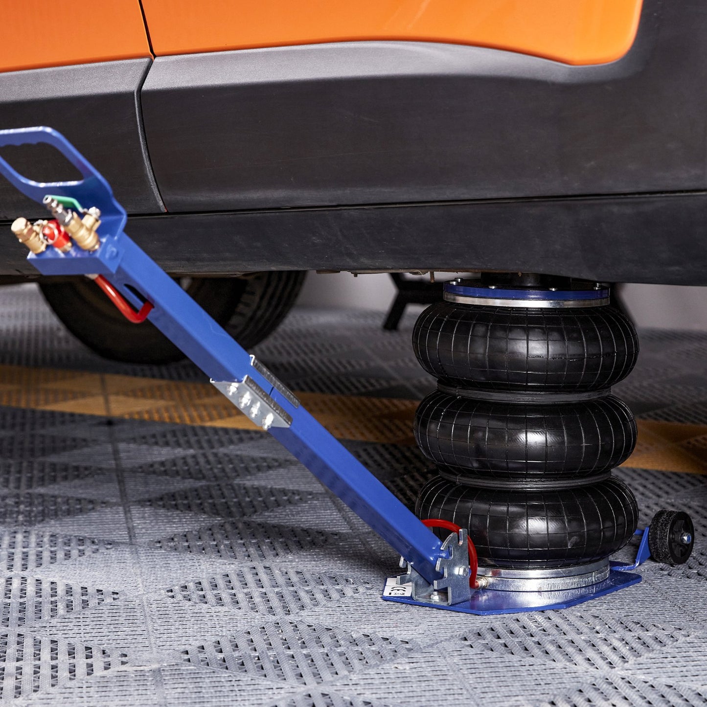 VEVOR Air Jack, 3 Ton/6600 lbs Triple Bag Air Jack, Airbag Jack with Six Steel Pipes, Lift up to 17.7",-$85