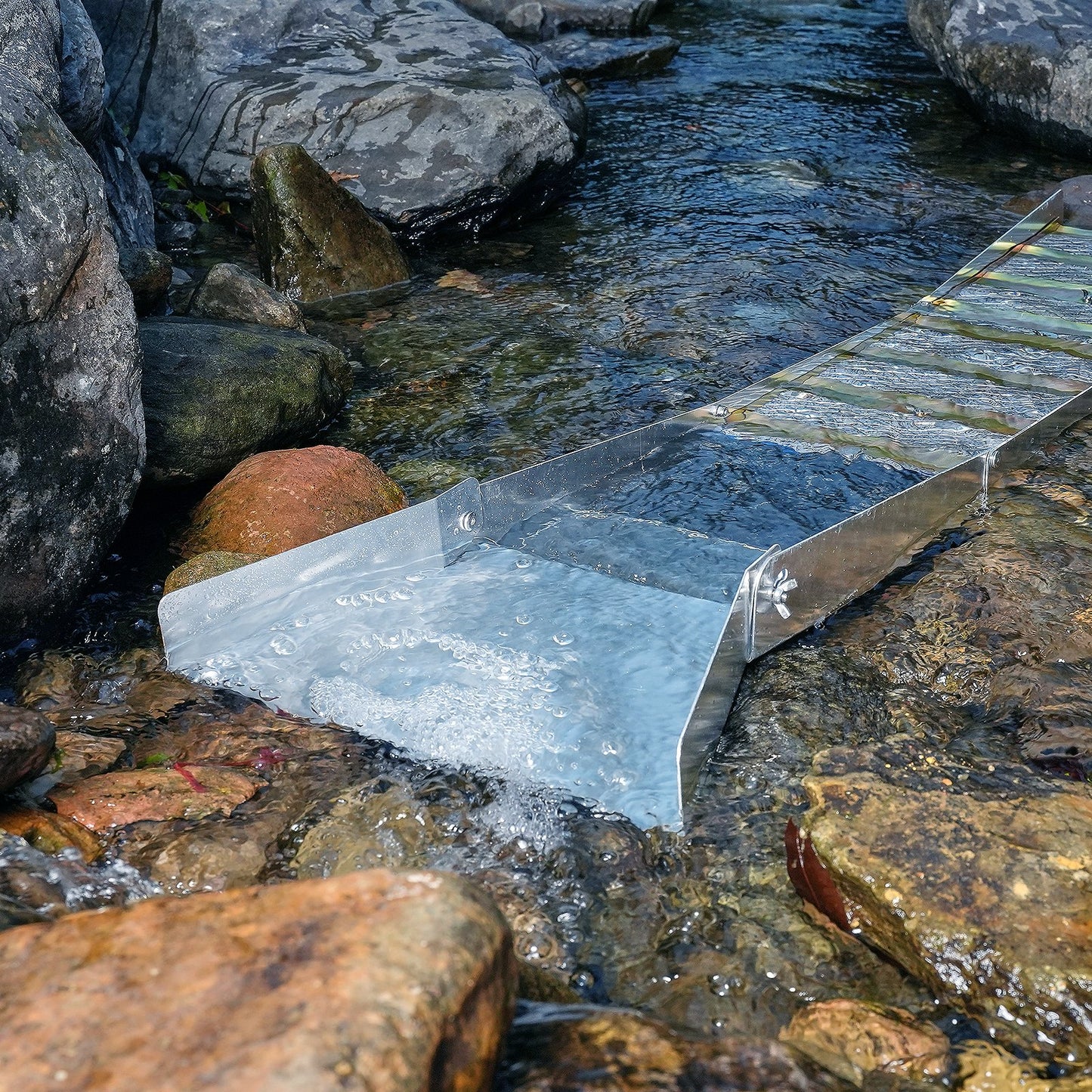 VEVOR Gold Panning Kit With Sluice Box, 50" Aluminum Gold Mining Equipment, 23 PCS Prospecting Kit,-$120