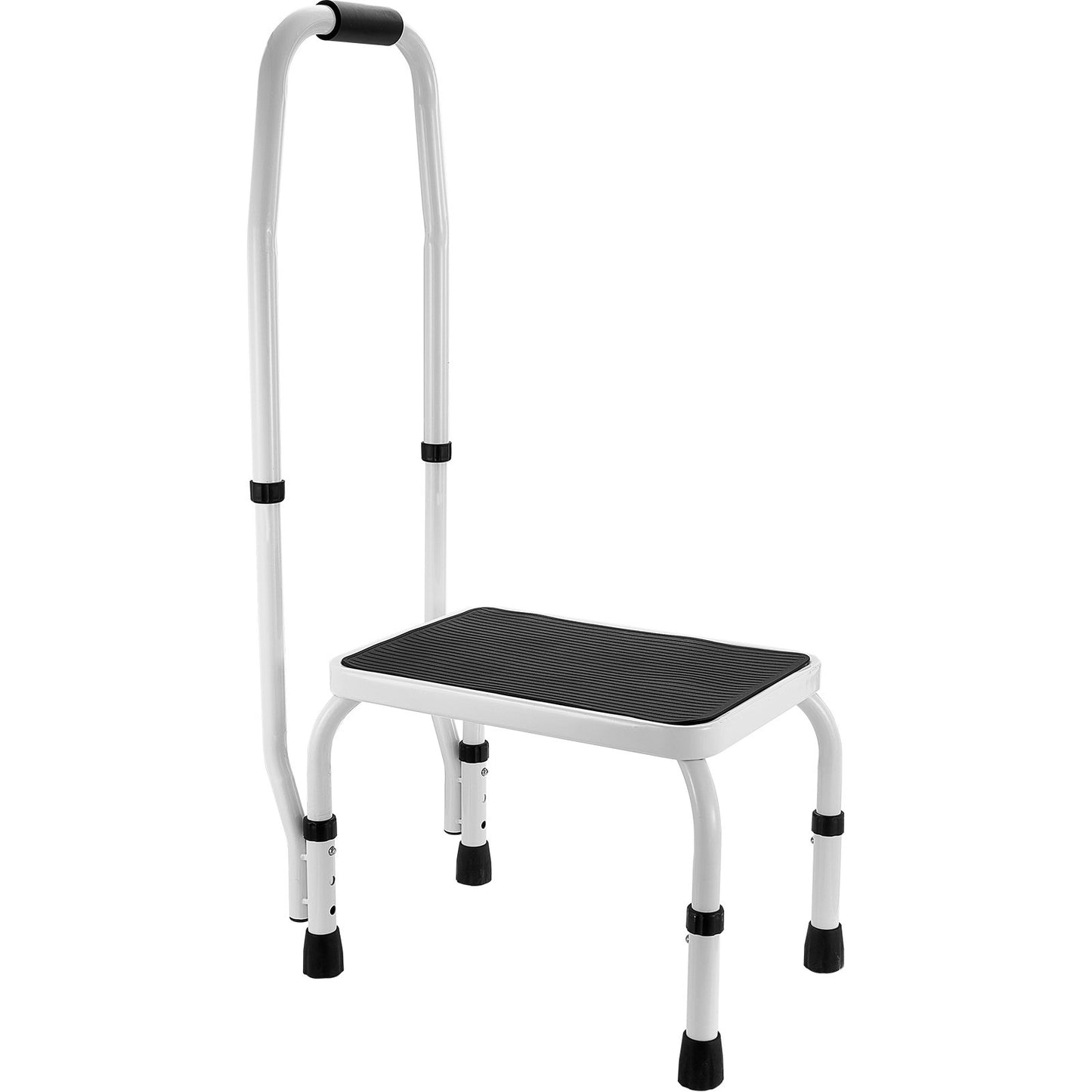 VEVOR Step Stool 1-Step 330lbs Capacity, 3 Adjustable Height with Handle Steel Step Ladder,-$45
