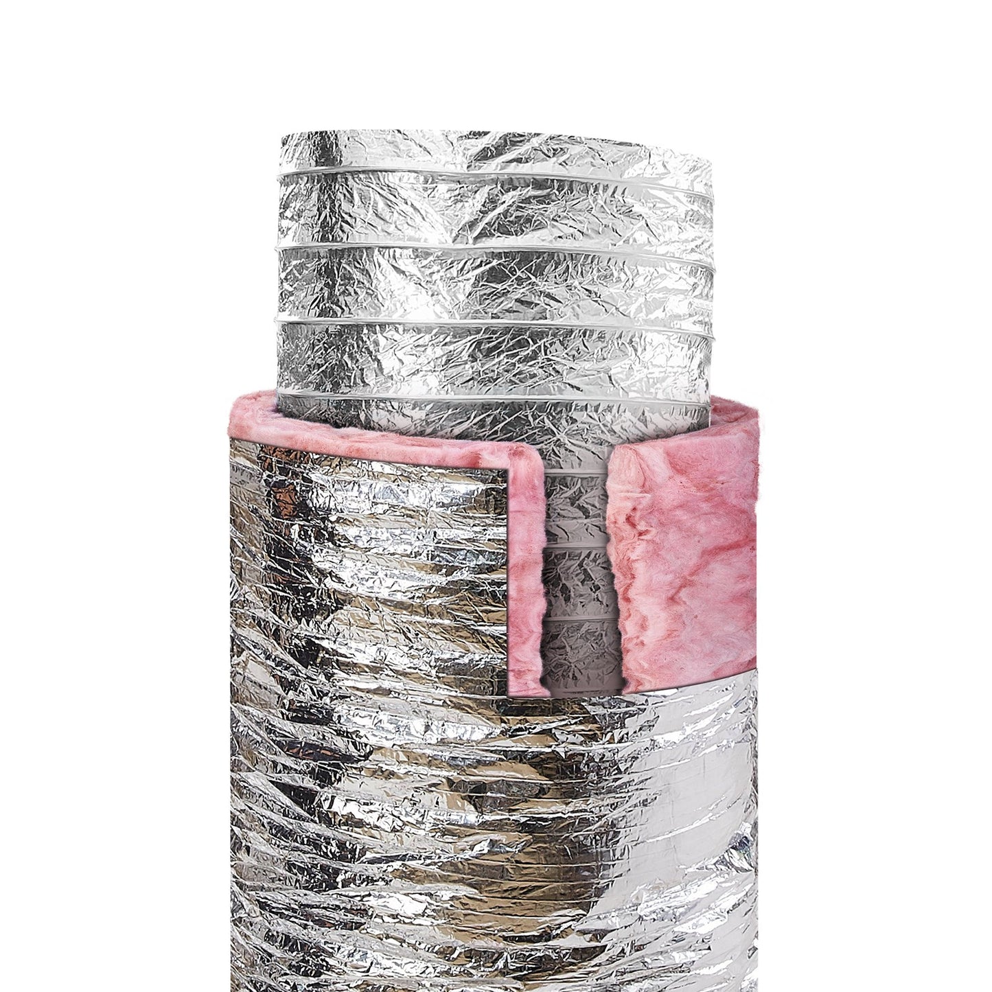 VEVOR Dryer Vent Hose, 6'' Insulated Flexible Duct 25FT Long with 2 Duct Clamps,Three Layer Protection,-$45