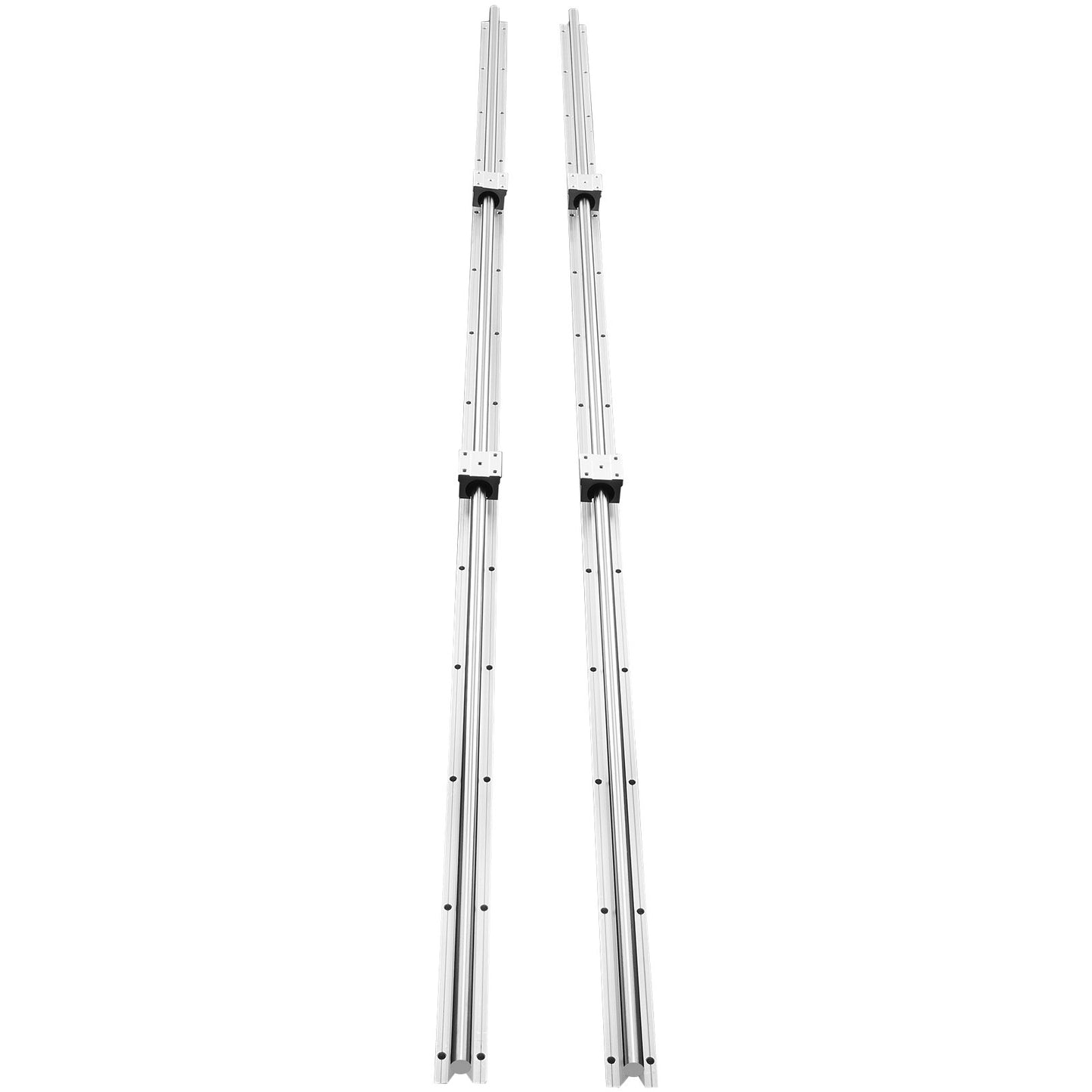 VEVOR Linear Guide Rail Set, SBR20 2200mm, 2 PCS 86.6 in/2200 mm SBR20 Guide Rails and 4 PCS,-$110