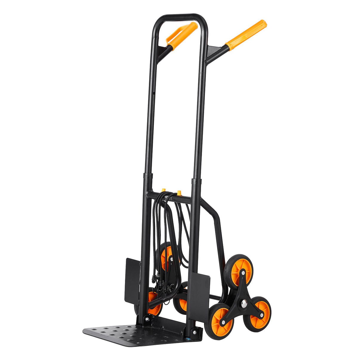 VEVOR Stair Climbing Cart, 440 lbs Capacity Stair Climber Hand Truck and Dolly, Heavy-Duty Folding,-$80