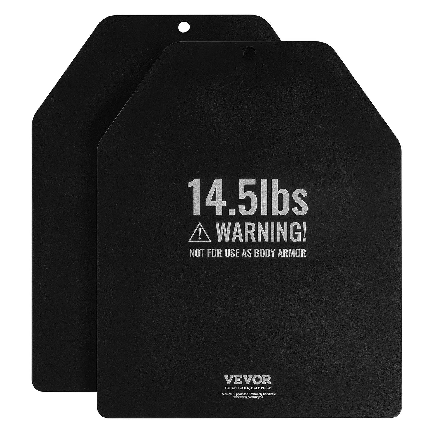 VEVOR Weight Vest Plates, 14.5 LB Pairs, Premium Steel Weighted plates,-$45
